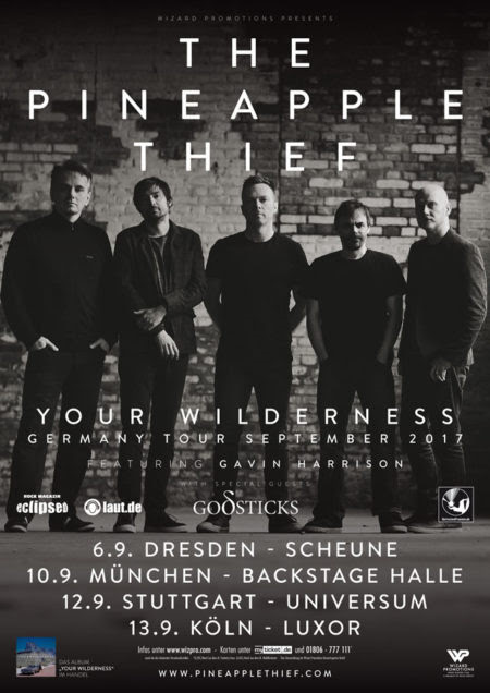 BetreutesProggen präsentiert die deutschen Termine der Herbsttour von The Pineapple Thief