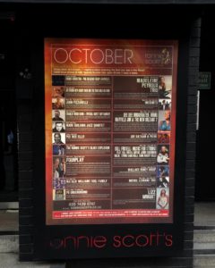 Ronnie Scott's Oktober Programm 2015 - Foto: W. Ehrhardt