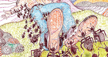 Needlepoint – Walking Up That Valley