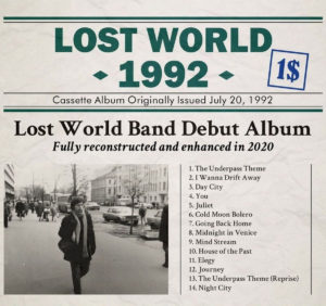 Lost World Band – Lost World 1992 / 2020 (unsigned/JFK, 1992/1.2.21)