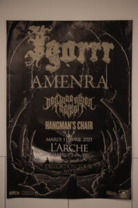 Igorrr, Amenra, Der Weg Einer Freiheit, Hangman’s Chair, 11.04.23, Villerupt (FR), L’Arche