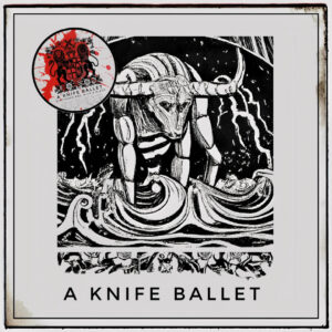 A Knife Ballet - Scattered Red, Blue & Black Single (unsigned, 26.01.2024) COVER