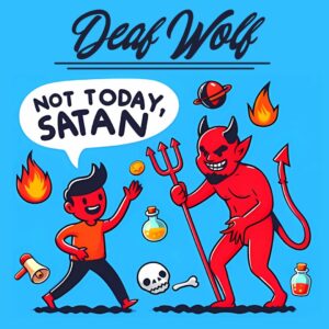 Deaf Wolf - Not Today, Satan (2024, Deaf Wolf Records) COVER