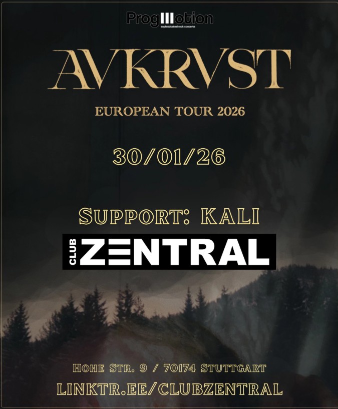 Avkrvst & Kali im ClubZentral, 30.01.2026 (ProgMotion)