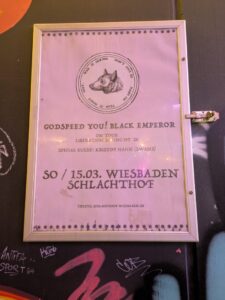 Godspeed You! Black Emperor, Kristof Hahn, 15.03.26, Wiesbaden, Schlachthof